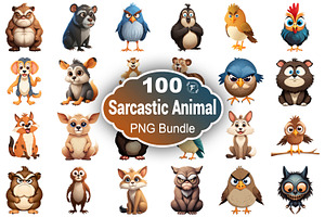 Sarcastic Animal Png, an Animal Illustration by Forhadx5