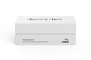 Luxury Two Piece Rigid Box Mockup, a Packaging Mockup by Ram Studio LLC (Thumbnail 4 of 11)