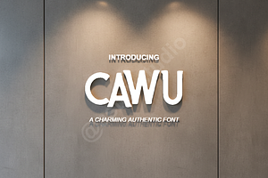 Cawu | Luxury Serif Typeface & Edito, a Font by Astuti Studio