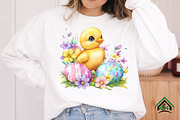 Watercolor Easter Clipart PNG, an Illustration by Craft Nest (Thumbnail 9 of 12)