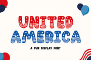 UNITED AMERICA, a Handwritten Font by Mozatype (Thumbnail 1 of 7)