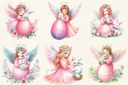 Easter Fairy Clipart, an Illustration by DreamCafeArt (Thumbnail 3 of 6)