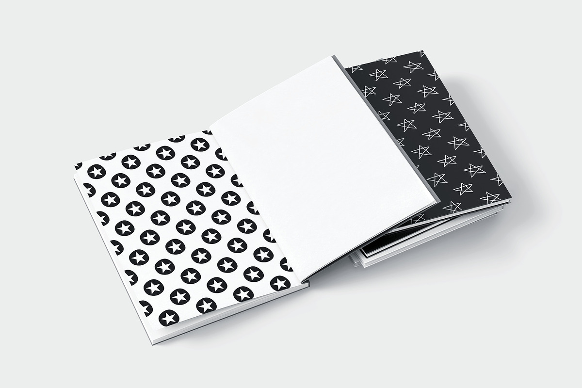Stars - 18 Seamless Patterns, a Pattern Graphic by Tustan (Photo 5 of 5)