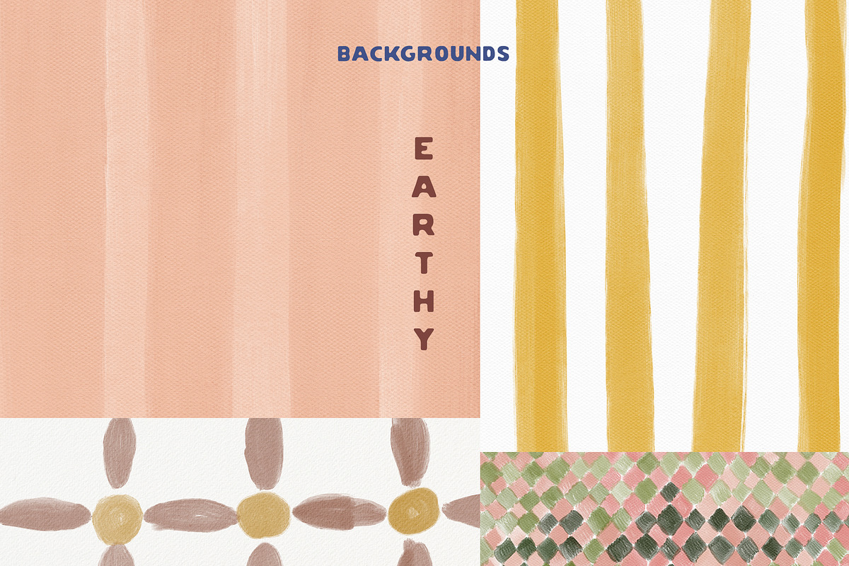 Handmade Earthy Frames & Backgrounds, an Object Graphic by Lana Elanor (Photo 13 of 16)
