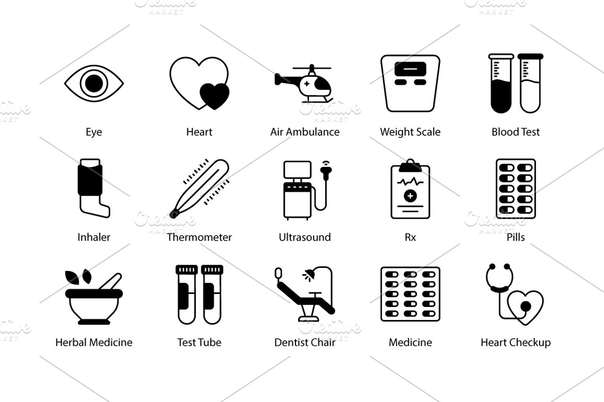 Medical and Heath icons, an Icon by Vector Squad (Photo 4 of 7)
