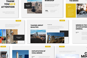 Coal Mining Keynote Presentation Tem
