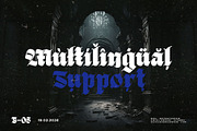Black Great Typeface, a Blackletter Font by alit design (Thumbnail 18 of 20)
