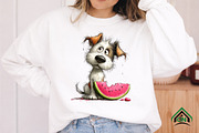 Whimsical Summer Dogs Clipart, an Illustration by Craft Nest (Thumbnail 7 of 12)