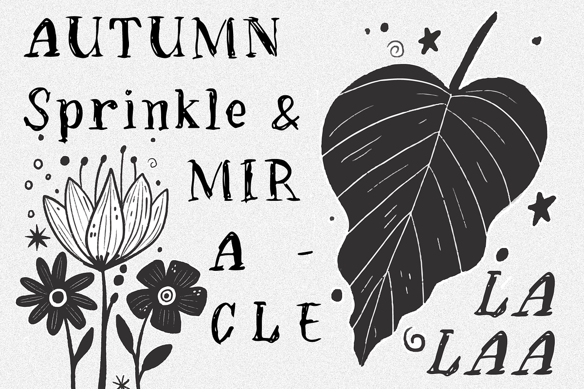 Sunkised Pumkins-Quirky Handwritten, a Handwritten Font by Violet Natural (Photo 3 of 9)