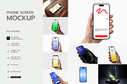 Smartphone in Hand Mockup Bundle, an Android Mockup by graphypix (Thumbnail 3 of 14)