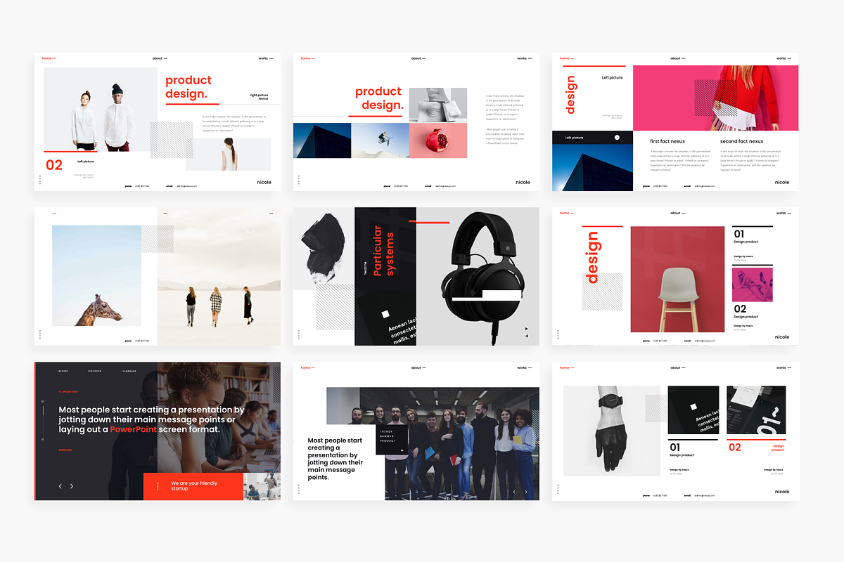 Nicole Business PowerPoint Template, a Presentation Template by Mikokit (Photo 3 of 10)