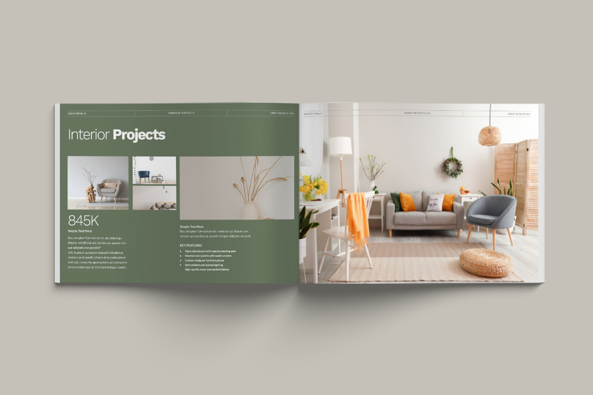 Portfolio Landscape Templates, a Brochure Template by Pixelpick (Photo 5 of 9)