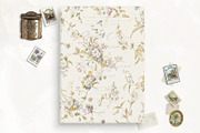 Vintage Floral 3 Vellum Overlay, an Invitation Template by SilverJoyAtelier (Thumbnail 2 of 2)
