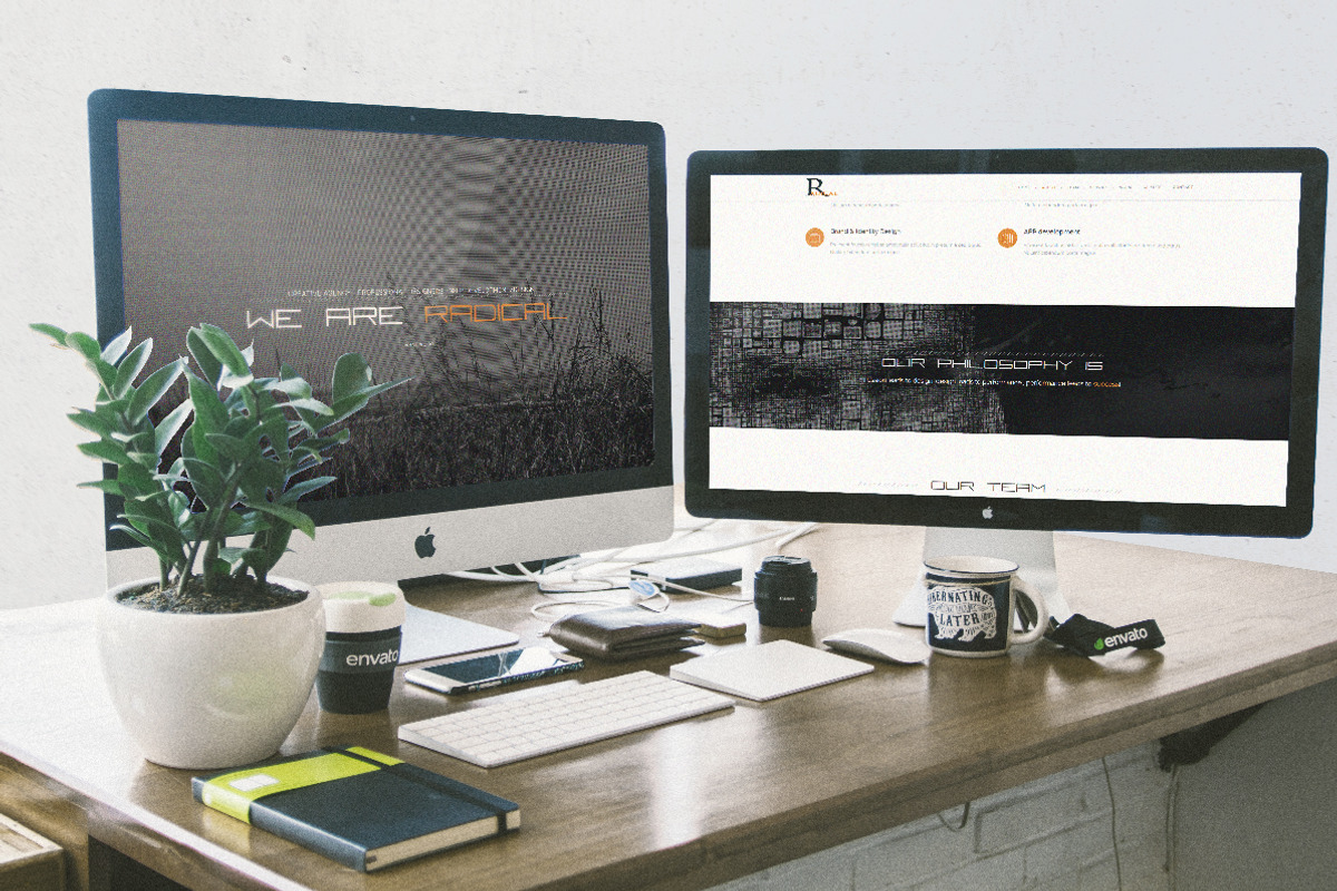 Radical - 1 Page Portfolio Template, a Websites & App Template by Jeff Napadow (Photo 2 of 3)