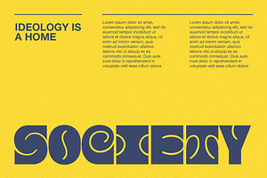 Makeba - Psychedelic Header Typeface