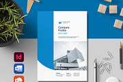 Business Company Profile Template, a Brochure Template by Taiffco (Thumbnail 1 of 8)