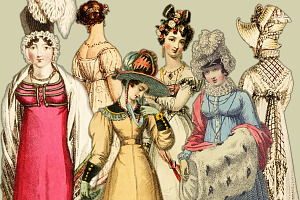 Jane Austen Era Clipart Set