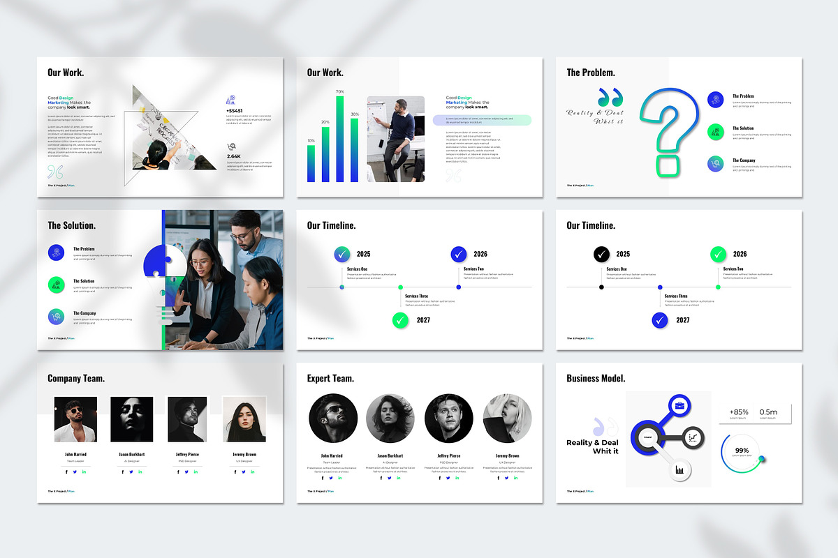The X Project PowerPoint Template, a Presentation Template by Typetheme (Photo 5 of 9)