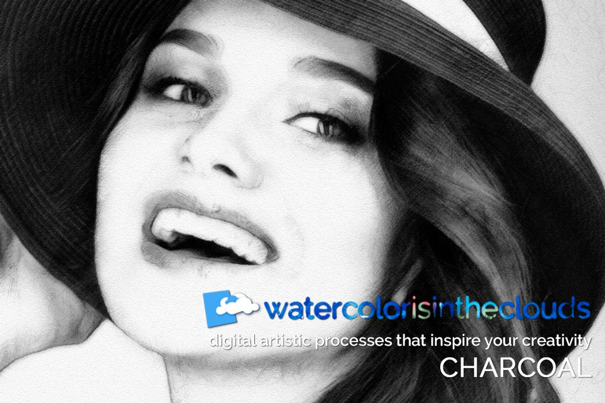 Watercolor CHARCOAL INSPIRATE! preview 4