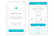 Travel & Flight Booking Adobe XD App, an UI Kit Template by themelove (Thumbnail 5 of 16)