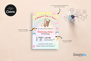 Rainbow Girl’s Birthday Invitation, an Invitation Template by Snapybiz (Thumbnail 6 of 10)