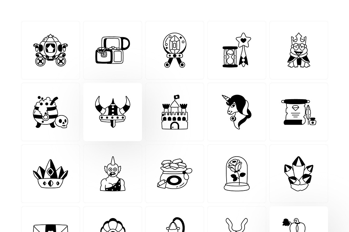 Fairytale and Fantasy Icons Art, a Duotone Icon by Prosymbols (Photo 9 of 10)
