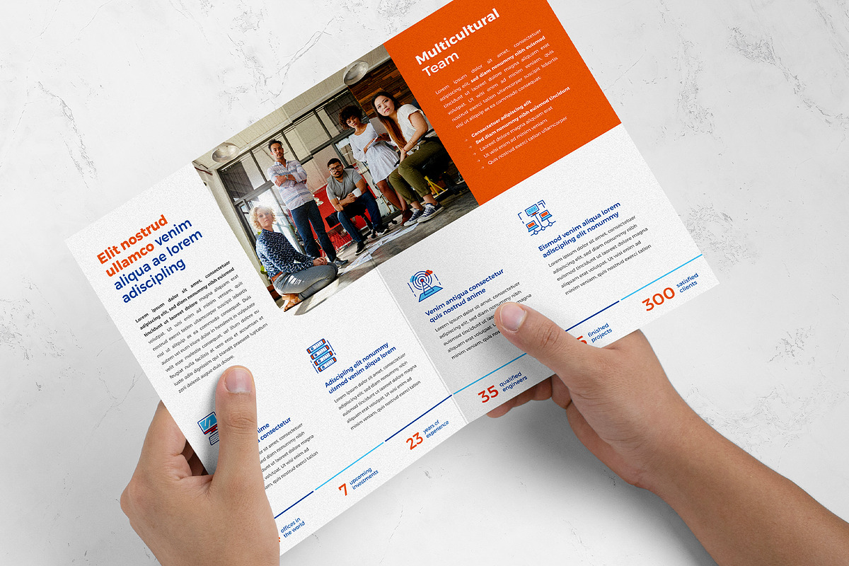 Bifold Technology Brochure, a Brochure Template by Better Be a Designer (Photo 6 of 6)