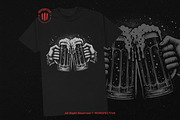 10 Bundle Dark Art Beer Mug Skull, an Illustration by Morspective (Thumbnail 2 of 7)