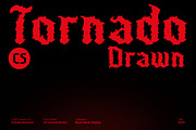 CS Tornado Drawn, a Blackletter Font by Craft Supply Co. (Thumbnail 1 of 8)
