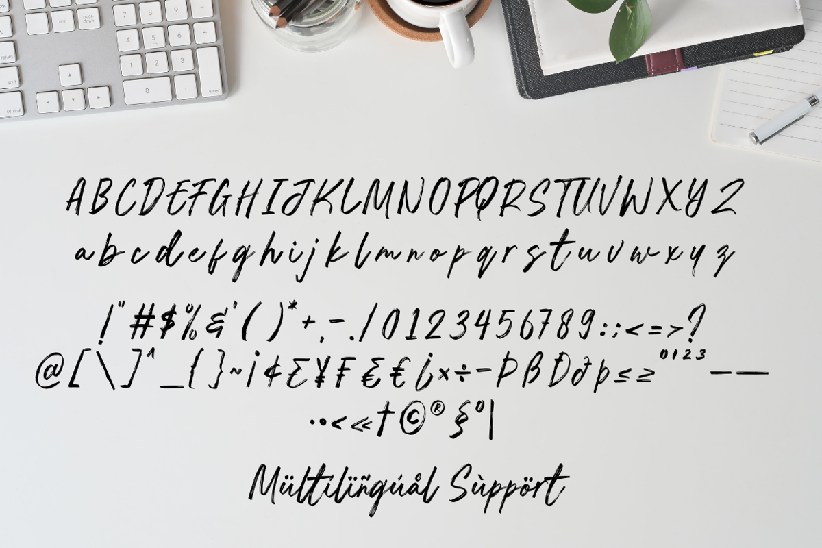 Forest Trail - Brush Script, a Script Font by Sronstudio (Photo 10 of 10)