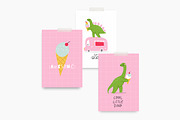 CUTE DINO BUNDLE, an Animal Illustration by Barkova Nadya (Thumbnail 11 of 13)