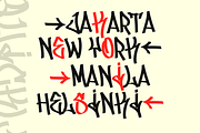 Lickos Graffiti Typeface, a Handwritten Font by Fitrah Type (Thumbnail 10 of 11)