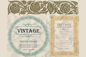 Vintage Decor Frames