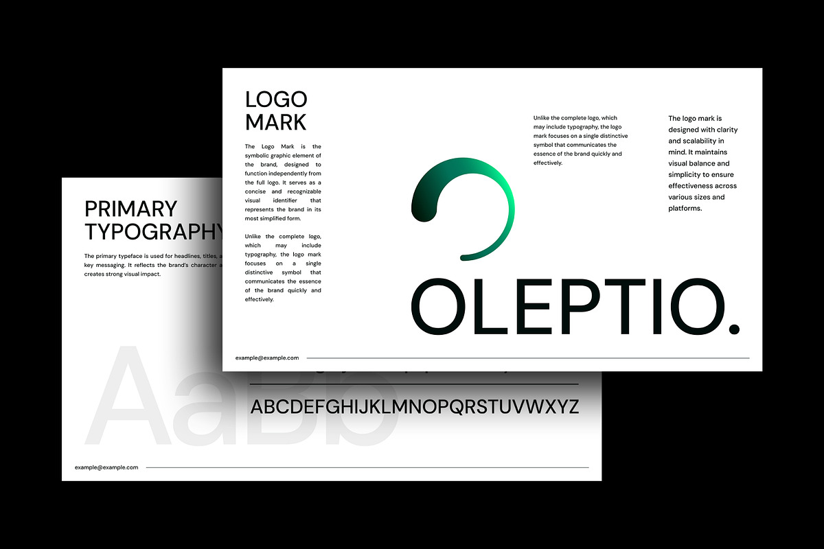 Oleptio | Bundle Brand Guidelines, a Presentation Template by Artisan Vibes (Photo 3 of 9)
