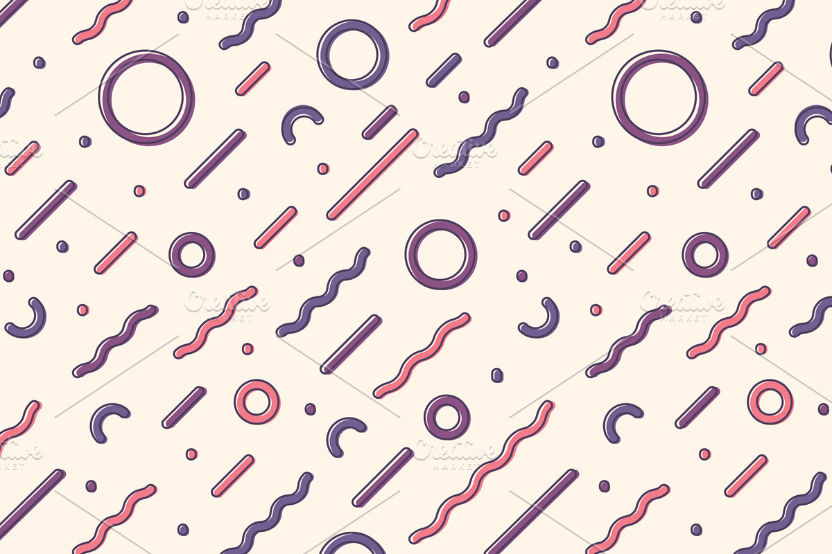 Abstract seamless patterns, a Pattern Graphic by Good Studio (Photo 3 of 6)