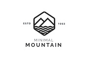 Minimal Mountain Logo, a Branding & Logo Template by Guna Studio (Thumbnail 1 of 2)