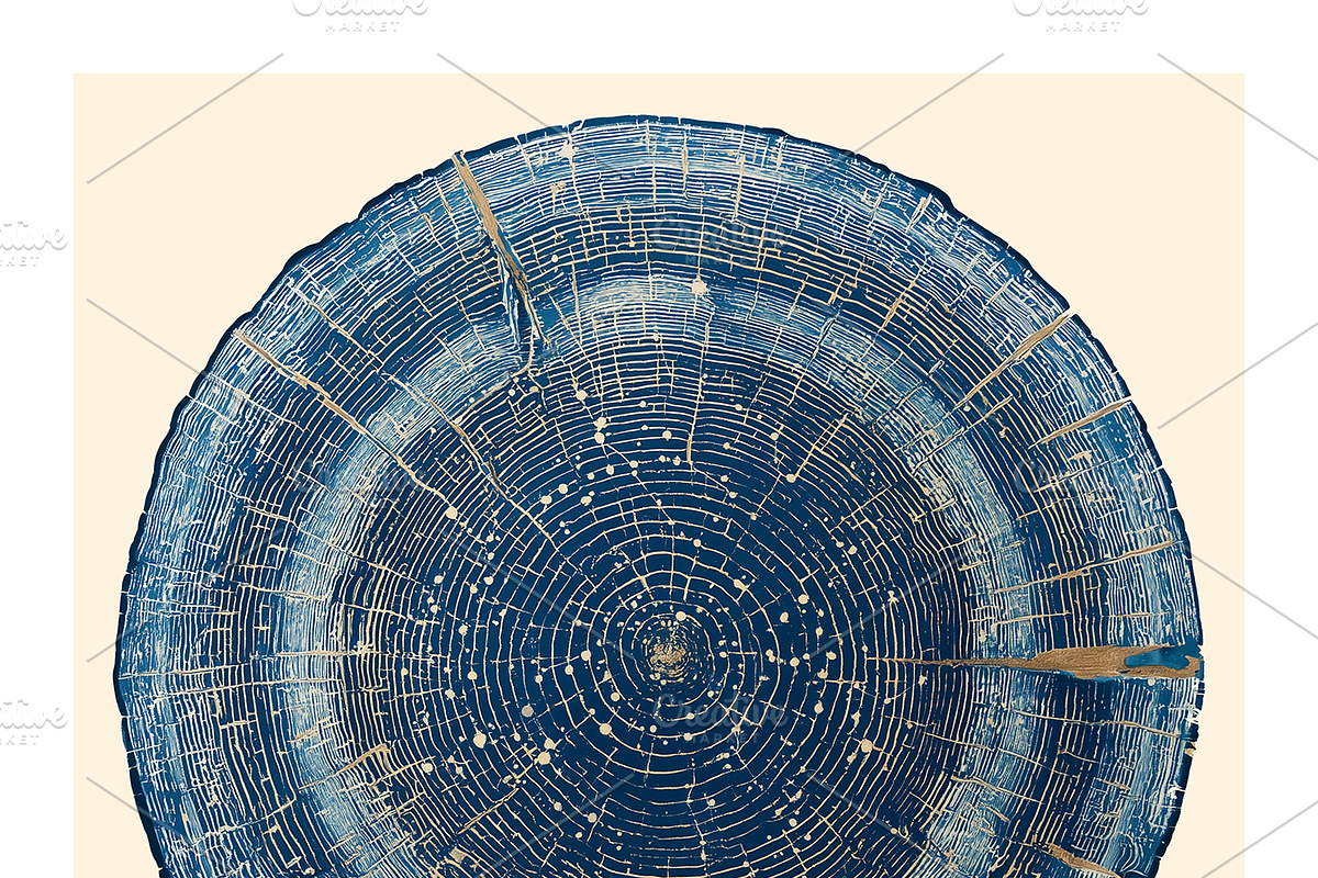 Natt Collection · Organic Tree Rings, a Texture Illustration by milatovar (Photo 9 of 19)