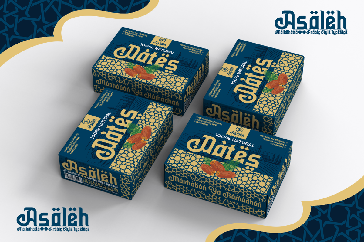 Asaleh - Arabic Style Typeface, a Script Font by MaikoHatta (Photo 2 of 7)