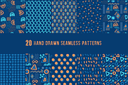 Orange is the new Blue, a Pattern Graphic by Suphansa (Thumbnail 8 of 8)