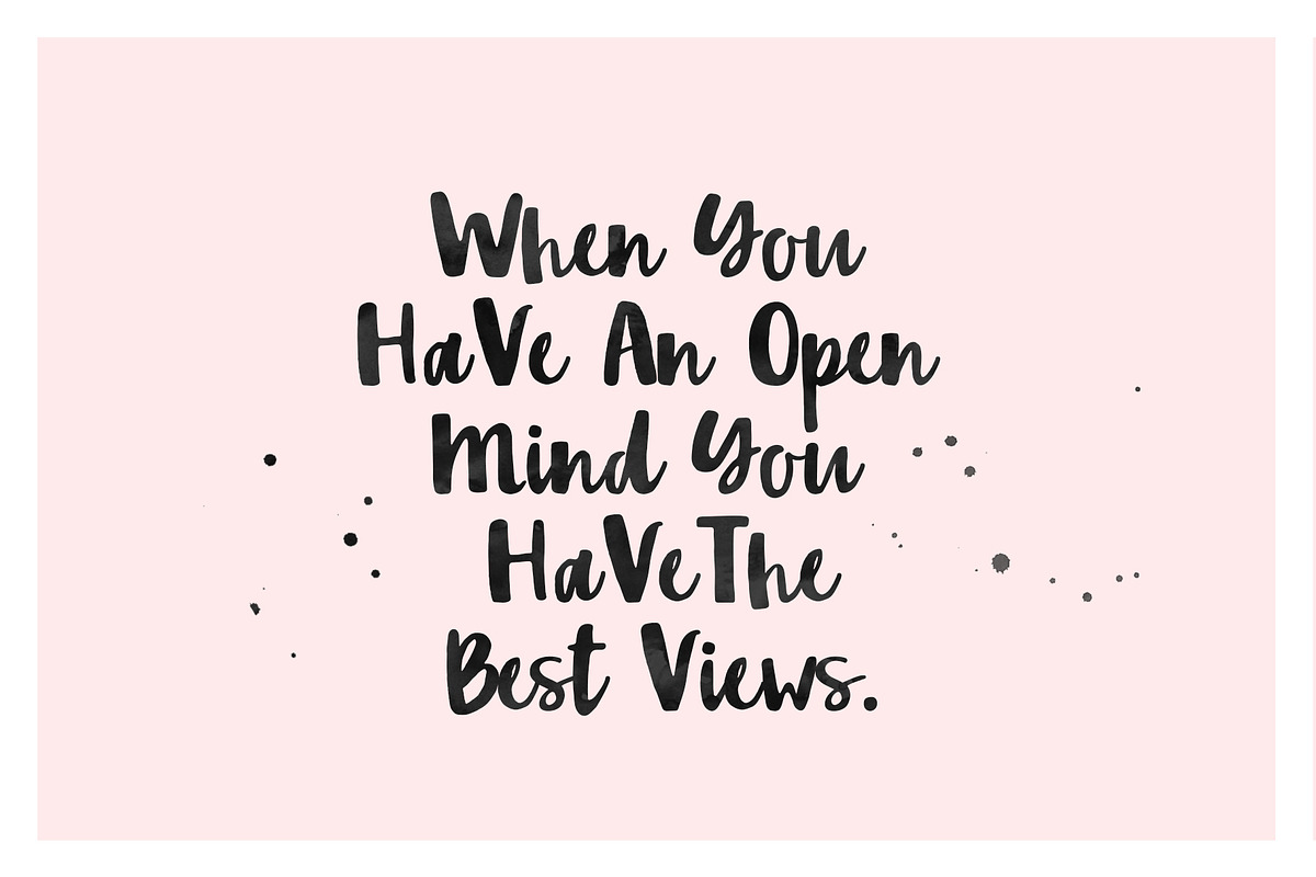 Babe Handwritten script Font preview 3
