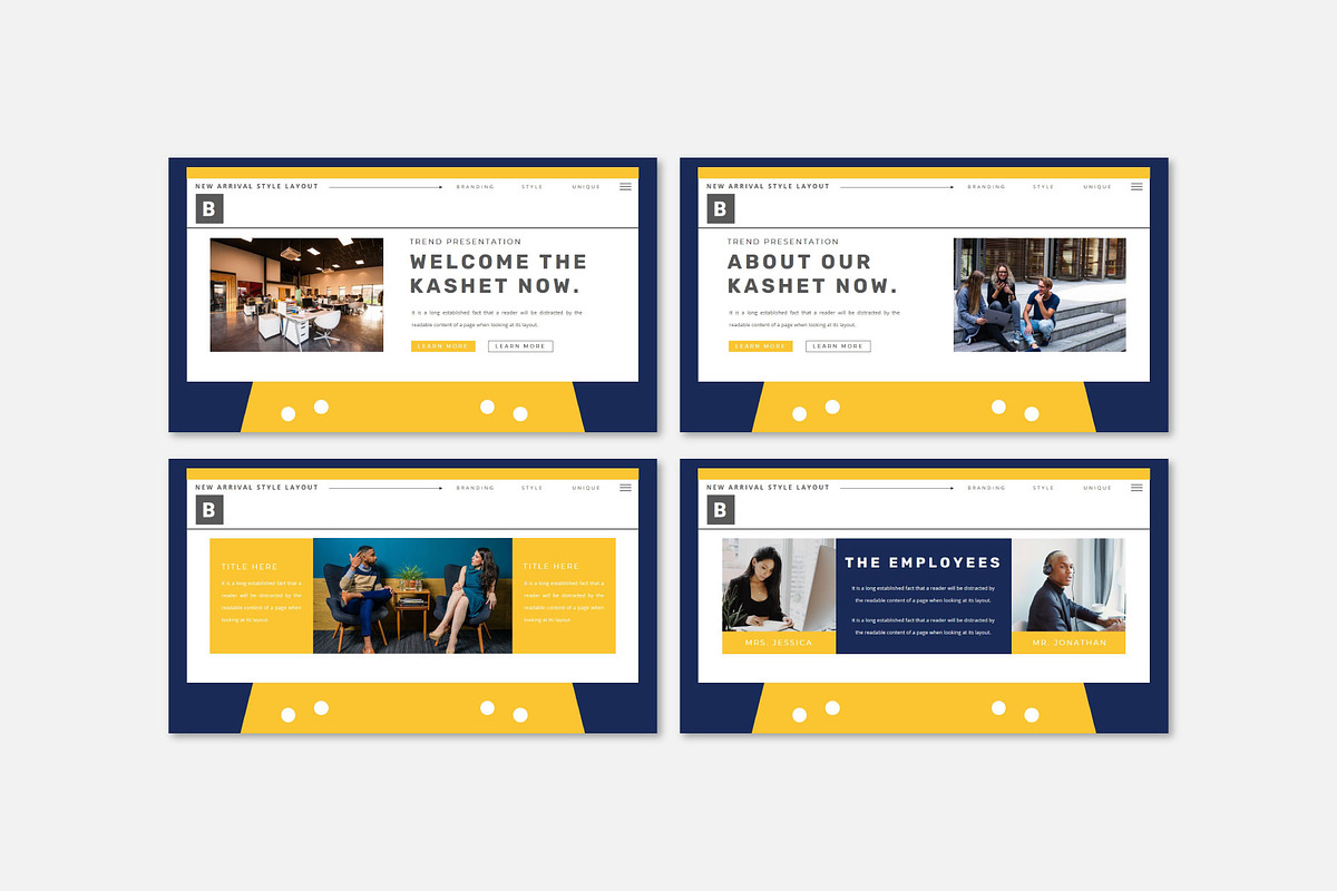 KASHET Powerpoin Template, a Presentation Template by GridlineType (Photo 6 of 9)