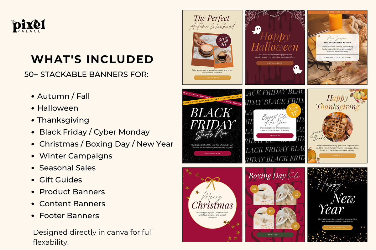 Seasonal Email Campaign Template Kit, an Email Template by The Pixel Palace (Photo 5 of 8)