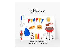 Summer Bar-B-Que Clipart