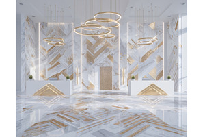 A corporate bank lobby featuring, a Business Photo by ZinetroN