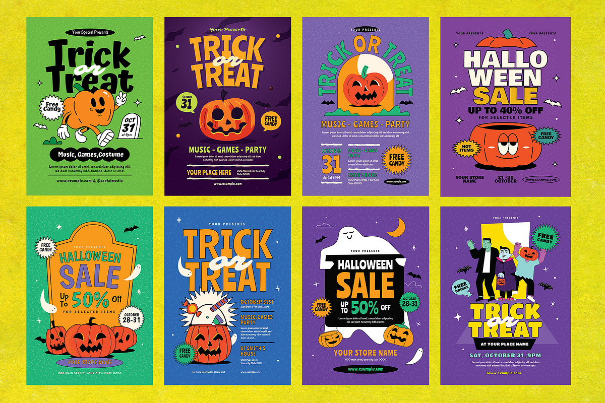 31 Halloween Flyer Bundle, a Flyer Template by Guuver (Photo 2 of 5)
