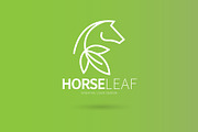 Horse leaf logo, a Branding & Logo Template by Logocreative (Thumbnail 2 of 3)