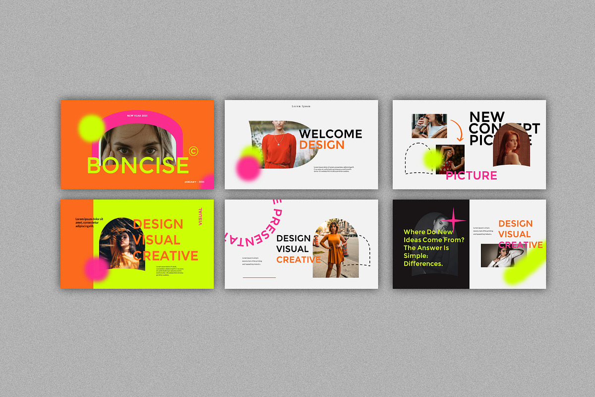 Boncise Presentatiton Pack Template, a Presentation Template by Spesifikstd (Photo 7 of 12)