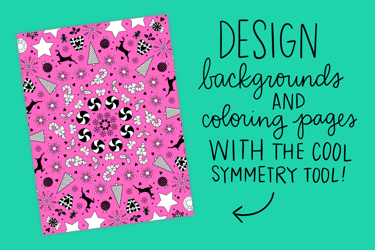 Procreate Christmas Shapes Set, a Brush Add-On by Positively Present (Photo 6 of 10)