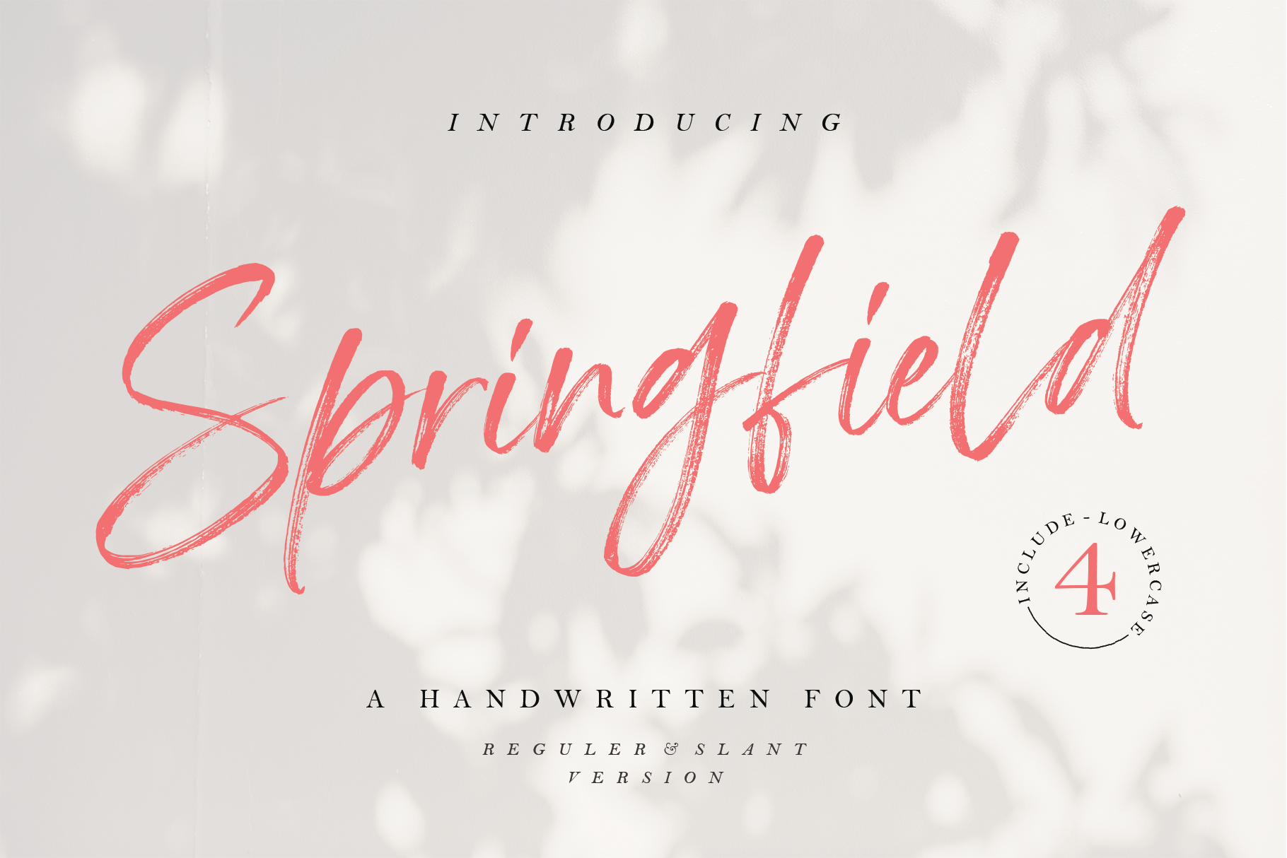 Springfield | Handwritten Font by Megi Satyo Widodo | Creative Market