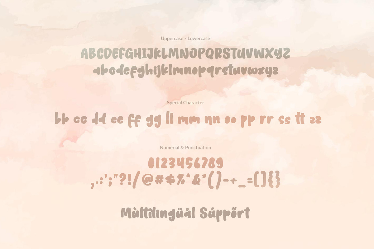 Good Old Days - Cute Bold Font, a Font by Orenari (Photo 8 of 9)